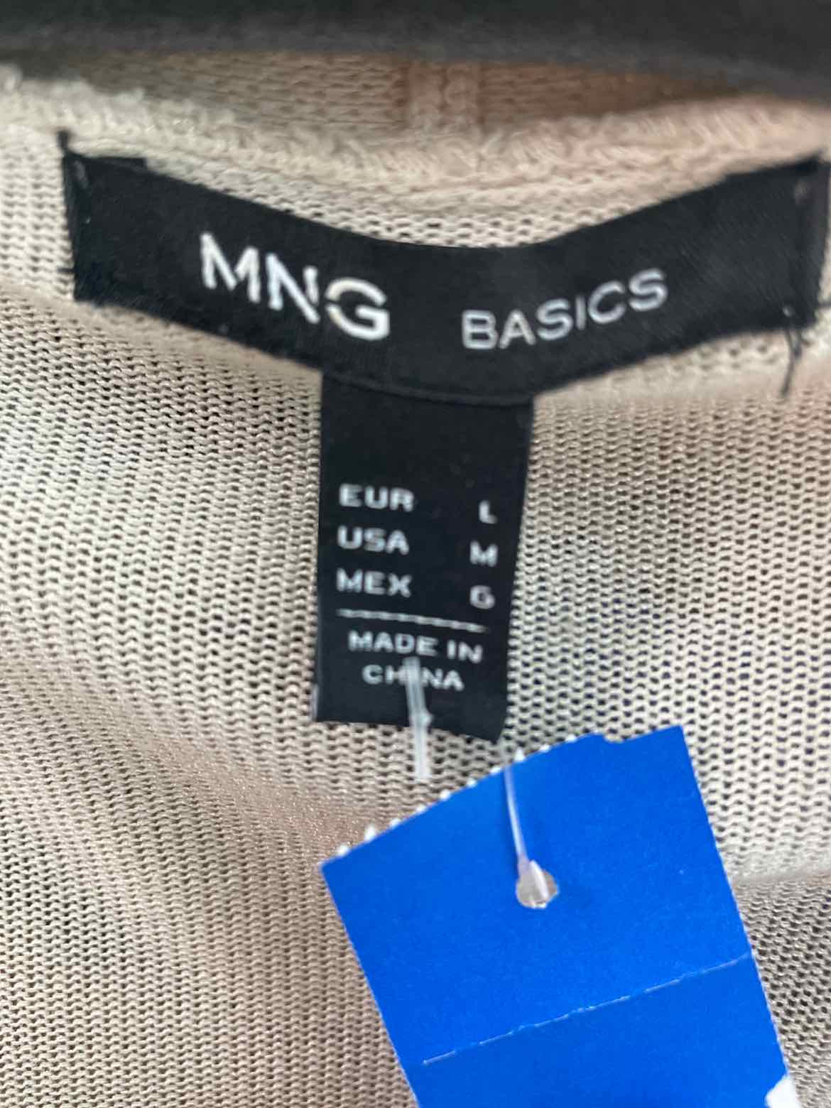 MNG Size L Beige Cardigan
