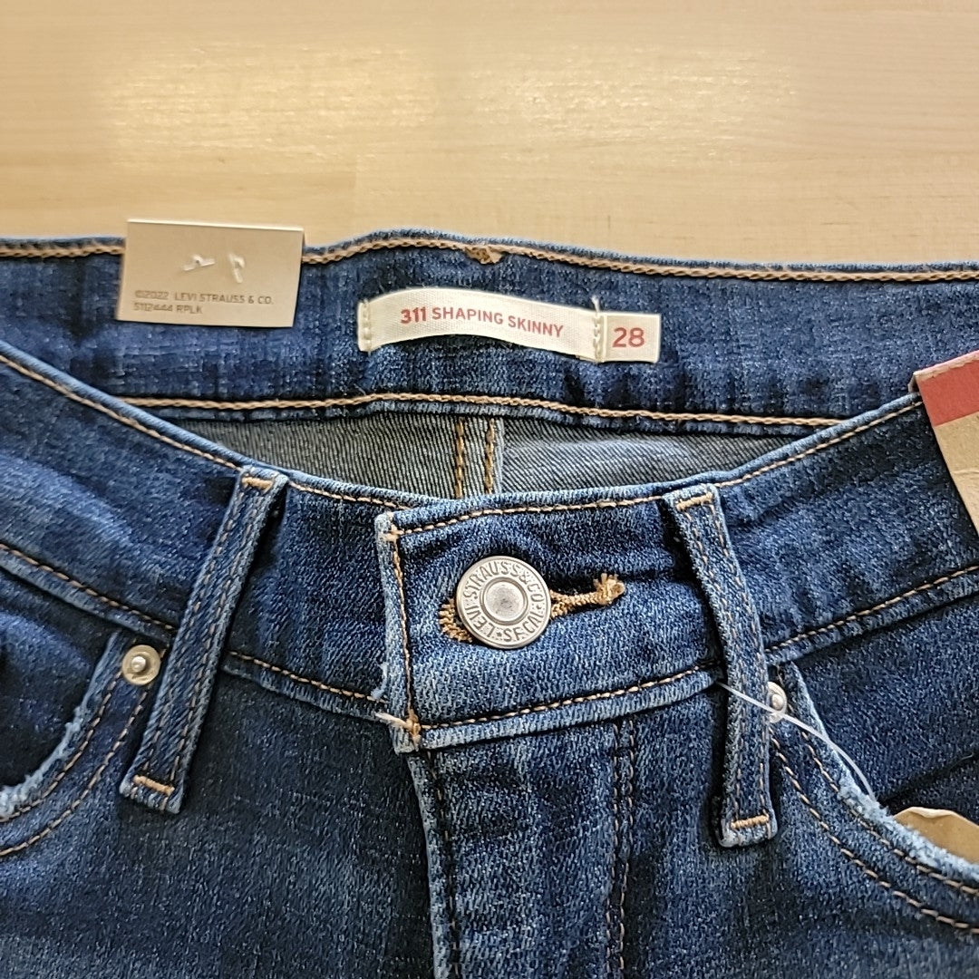 Levi's Size 28 311 Shaping Skinny Blue Jeans