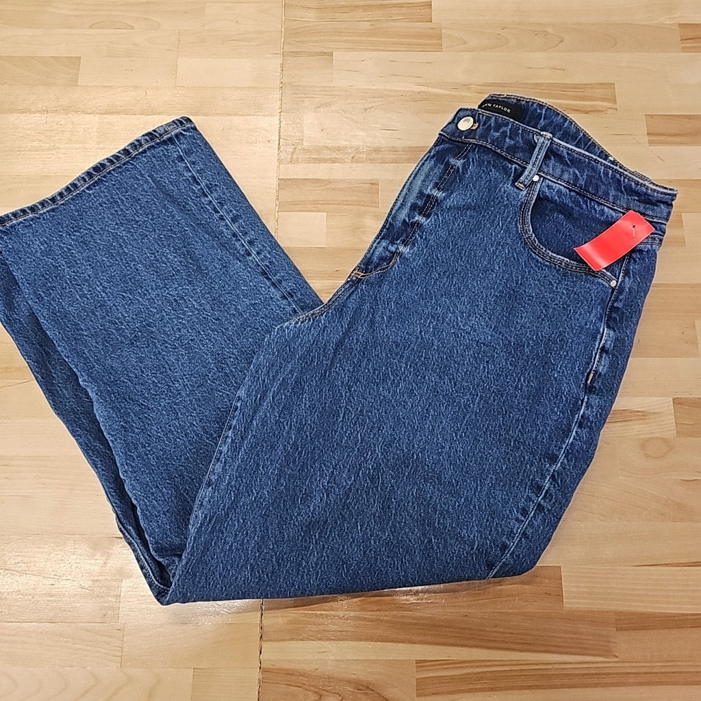 Ann Taylor Size 16 Blue Denim Used Jeans