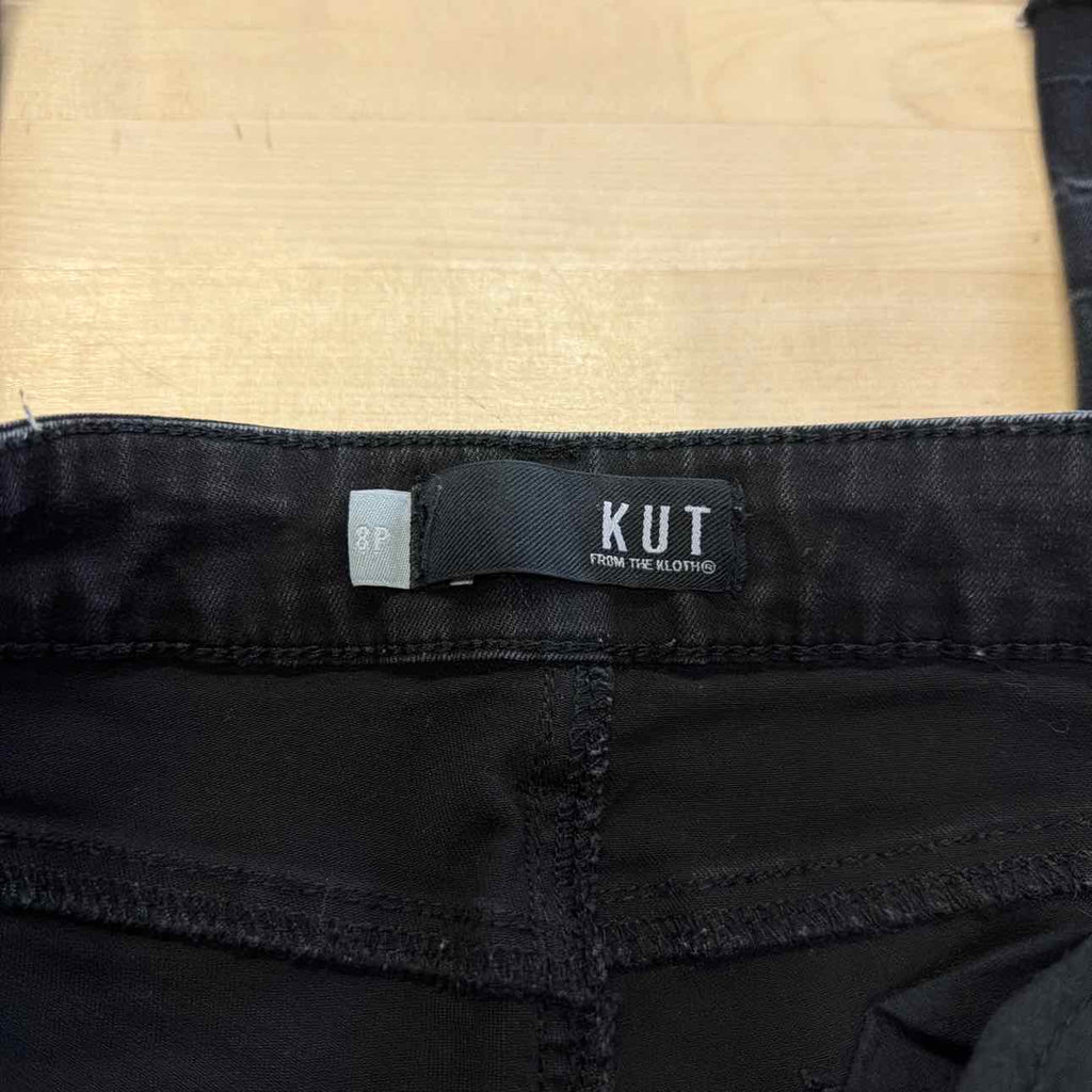 Kut from the Kloth Size 8P Black Denim Preloved Pants