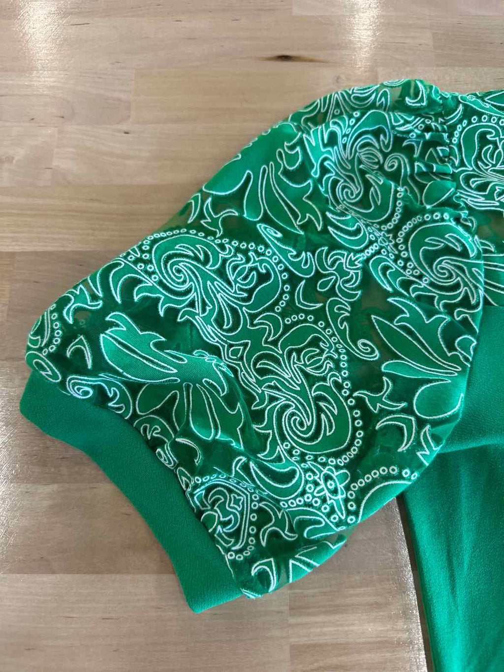 Notations Size S Green Blouse