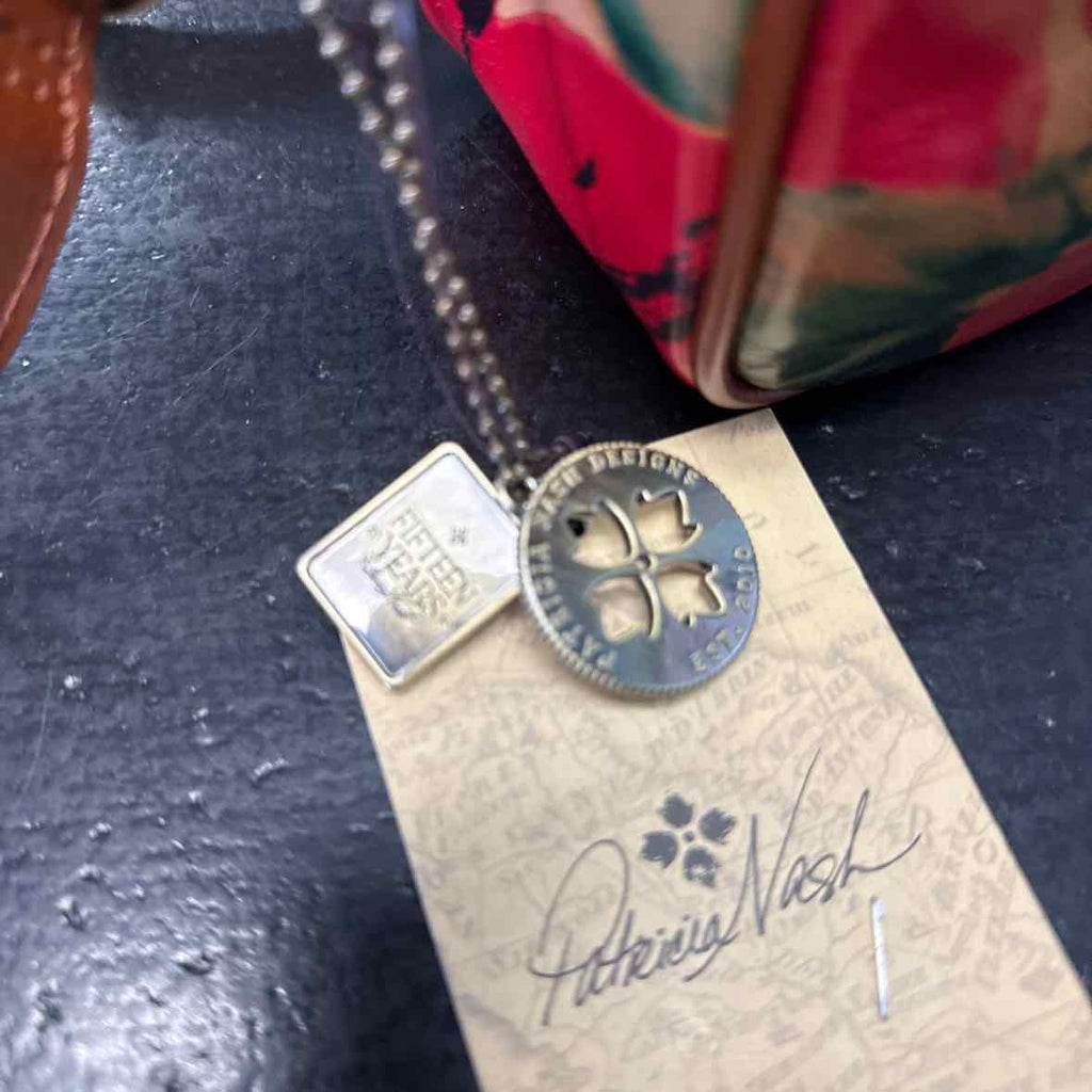 Patricia Nash Josie Red SprngMult Leather Crossbody NWT