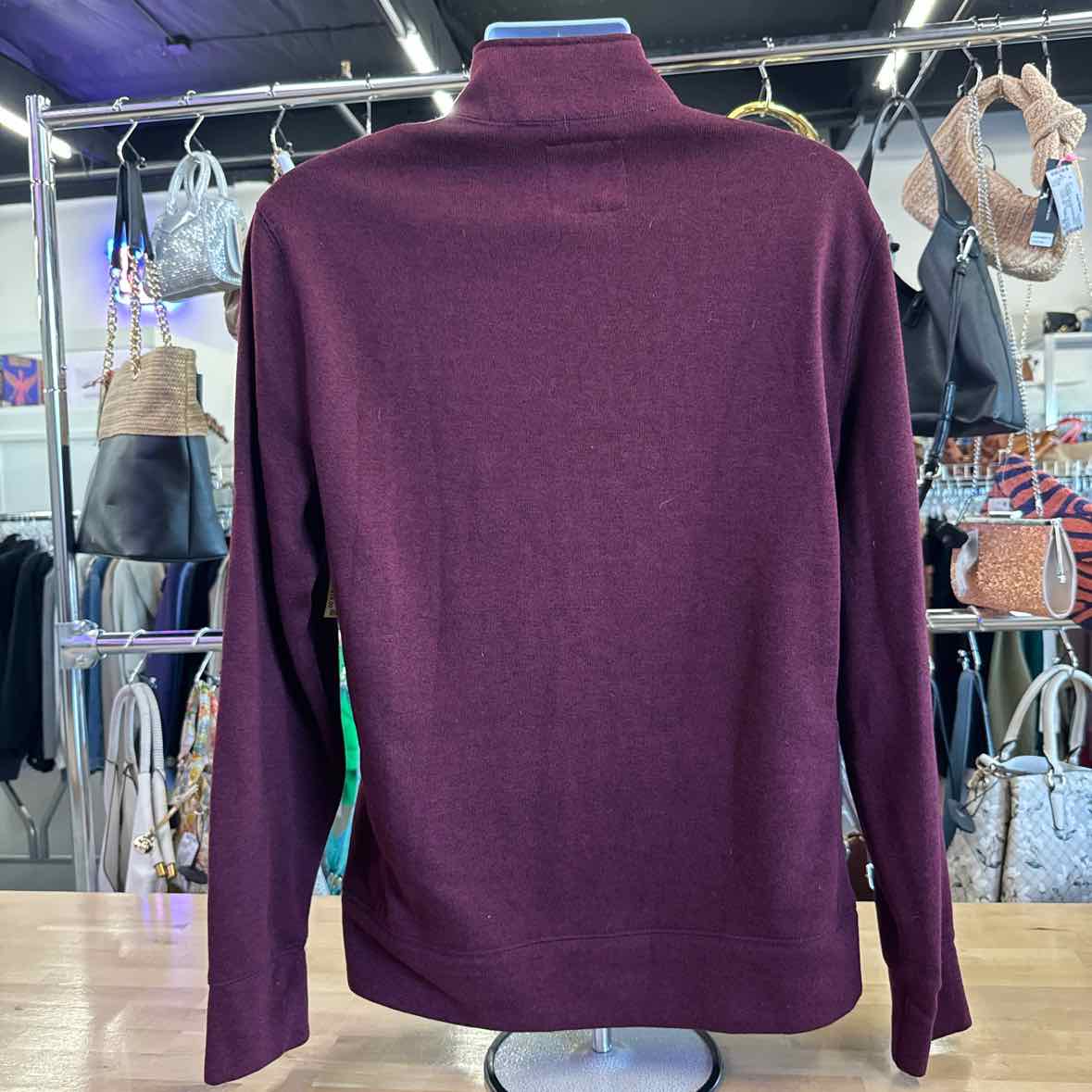 Sonoma Size L Burgundy MENS Sweater