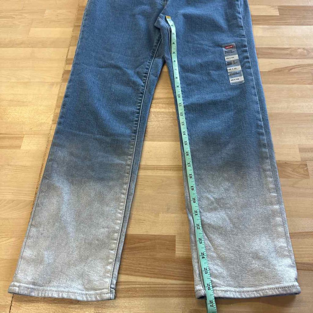 Levi's Size 6 28x28 Wedgie Straight Jeans