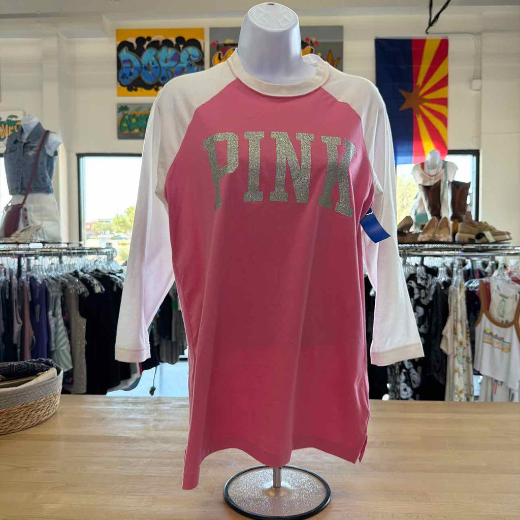 Pink Size XS Pink Preloved T-Shirt LS