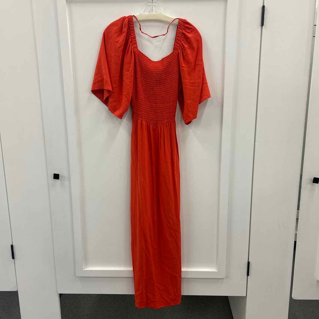 INC Size M Orange Preloved Dress