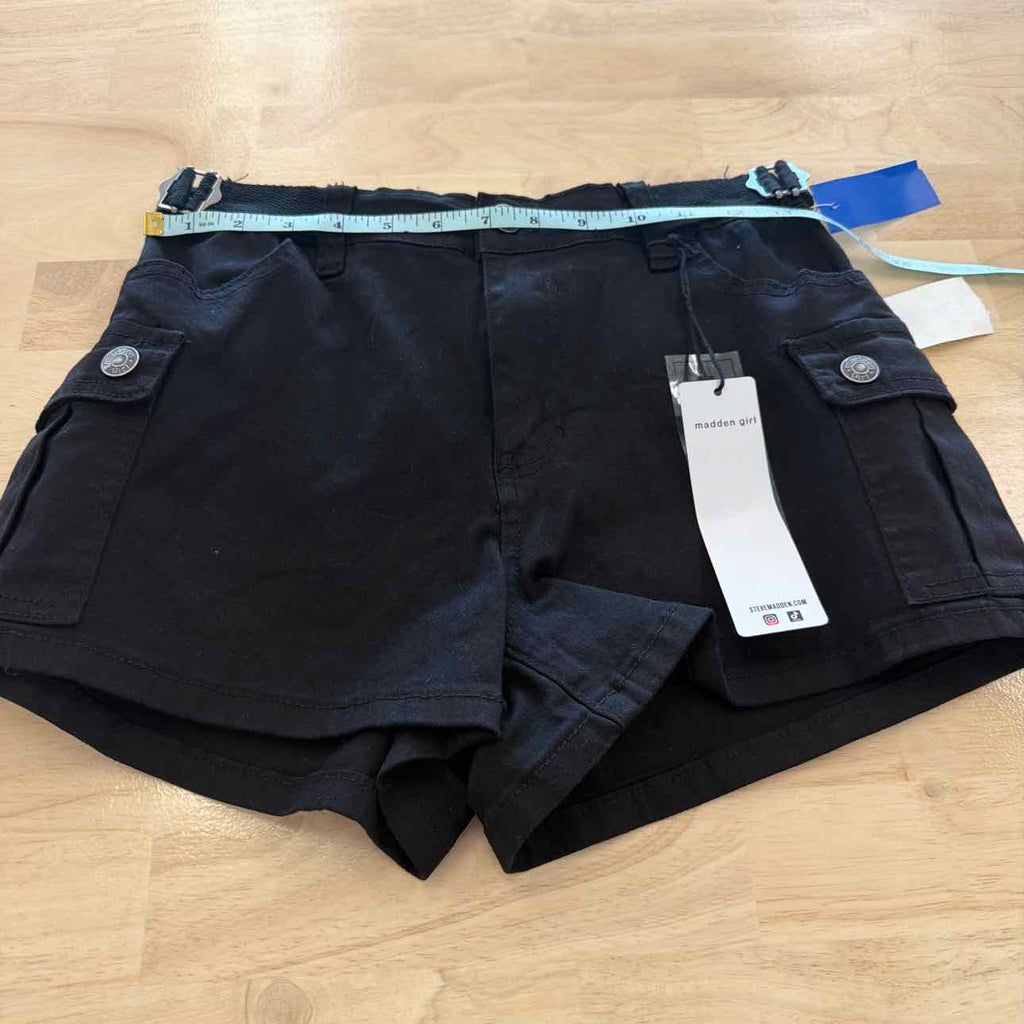 Madden Girl Women Size M Black New Shorts