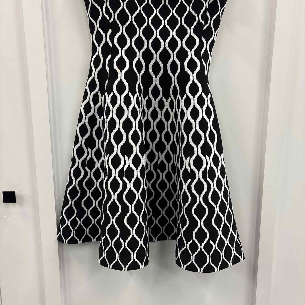 maje Size 36 Black/White Dress