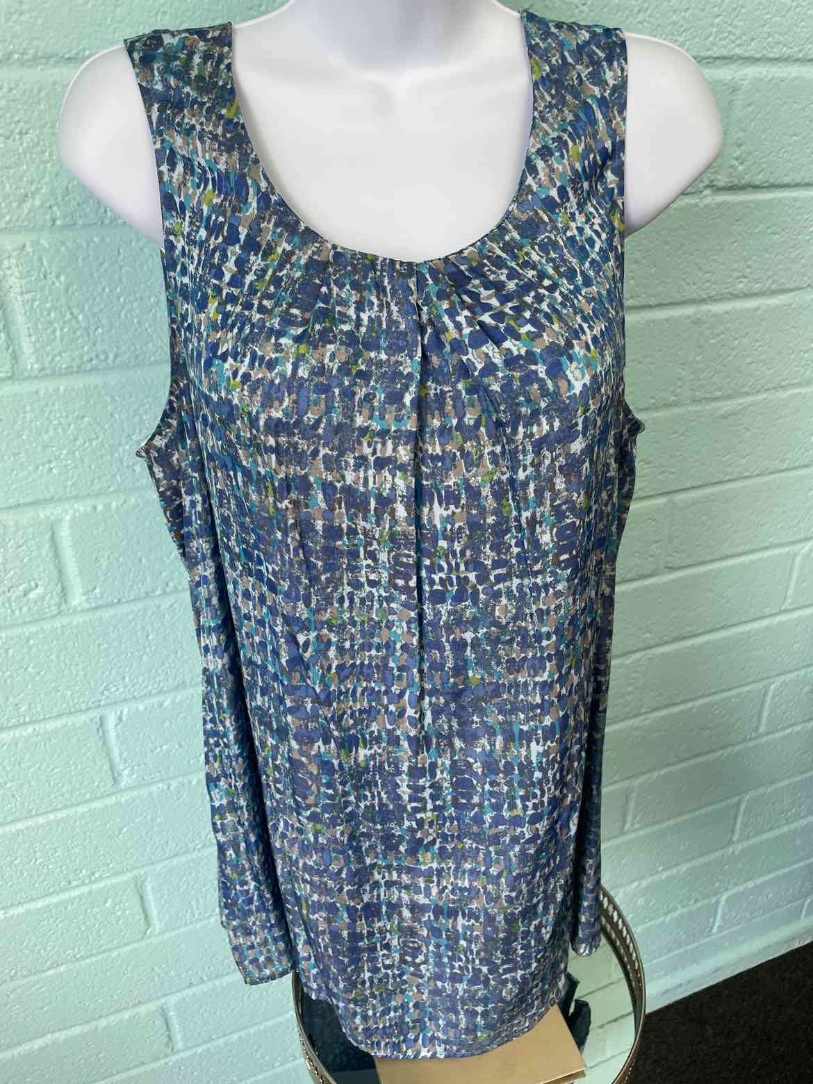 J Jill Size L Blue Sleeveless