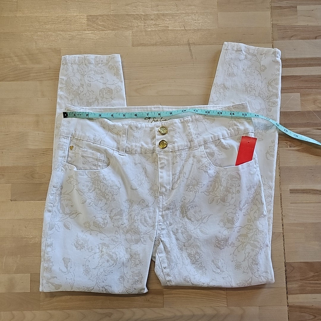 Thalia Sodi Size 12 White Preloved Pants