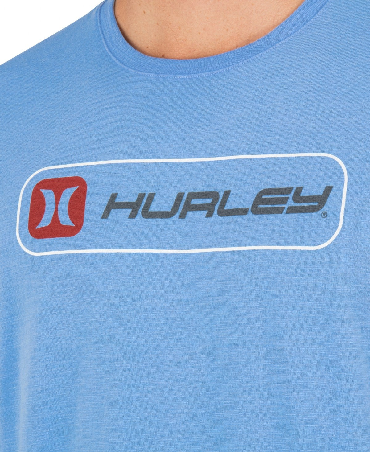 Hurley Men's M Regular-Fit Short-Sleeve T-Shirt - Skyline
