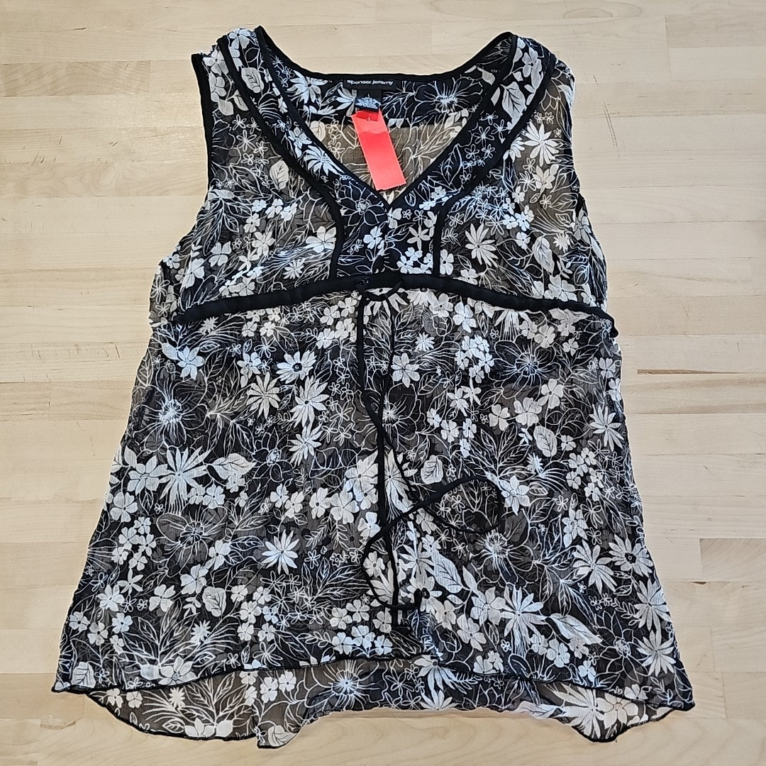 SpenserJeremy Size L Black Preloved Blouse