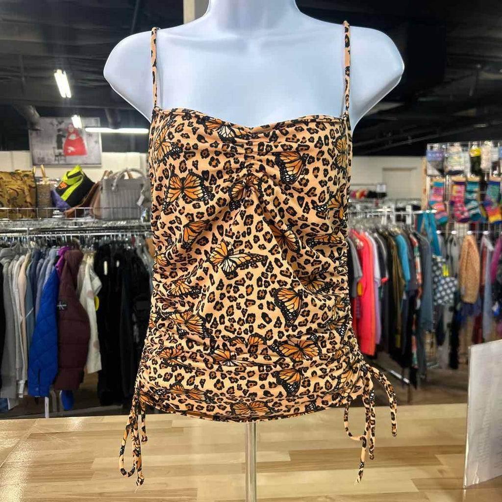 Popular 21 Size L brown orange Preloved Tank