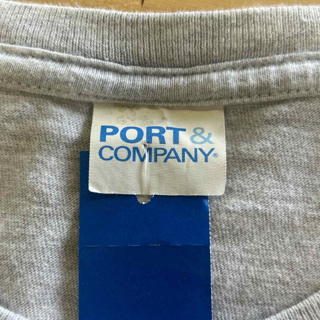Port & Co. Size S Gray Preloved T-Shirt SS