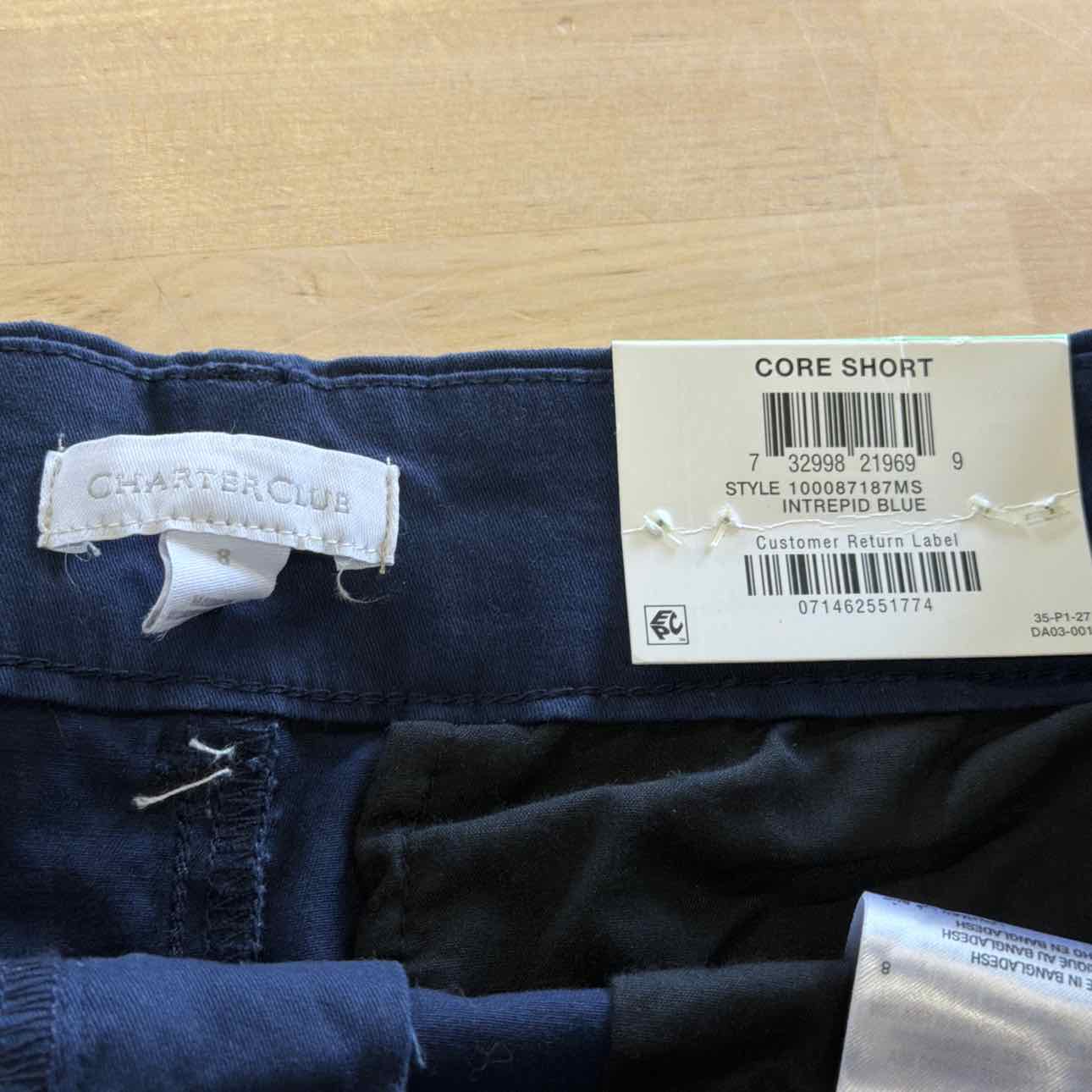 Charter Club Twill Casual Shorts
