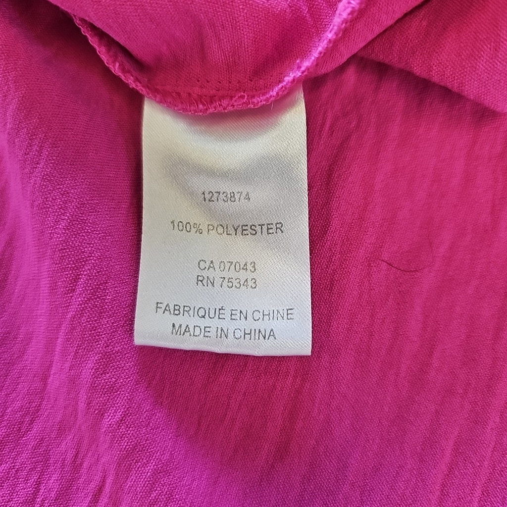 Rachel Zoe Size XL Pink Preloved Button Down Shirt