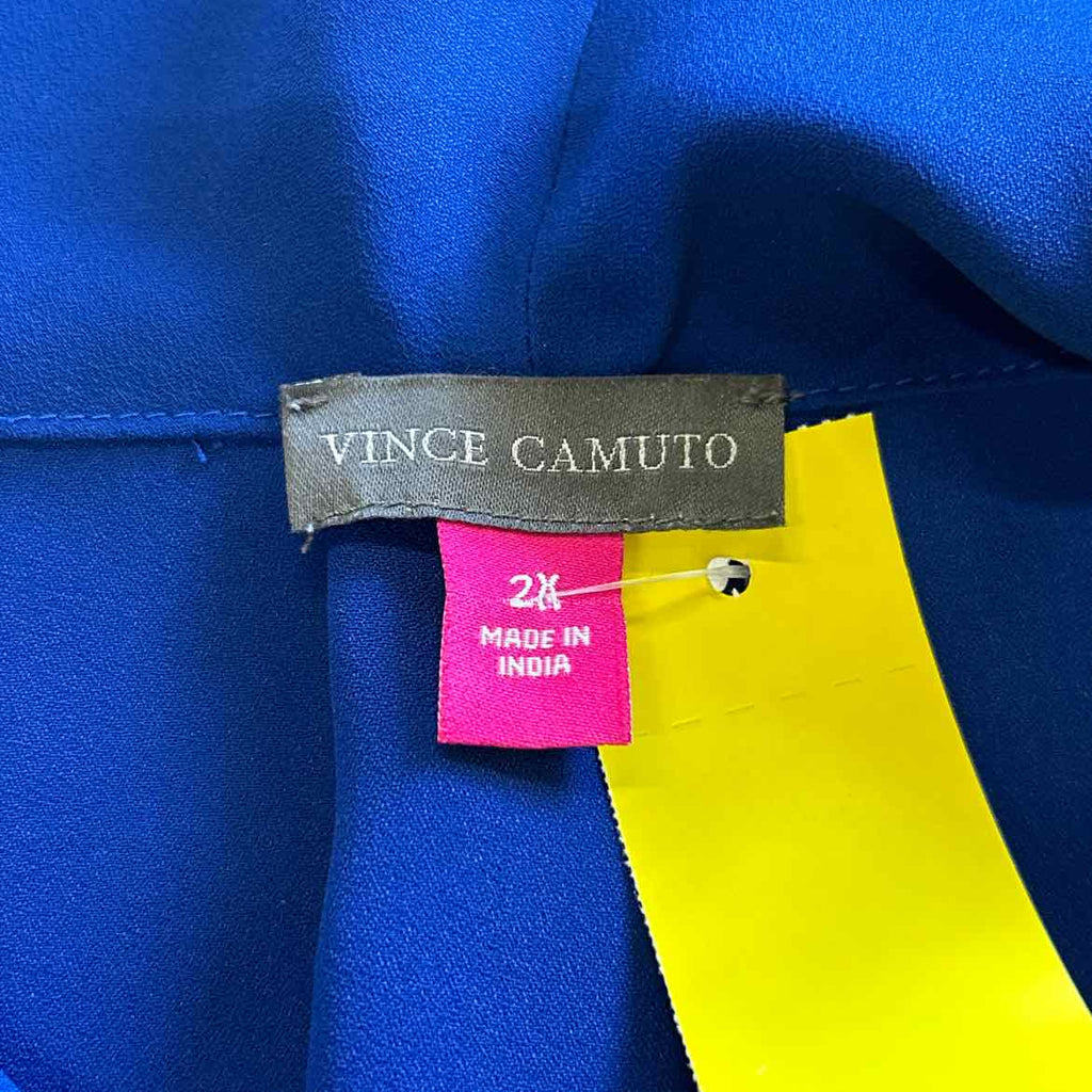 Vince Camuto Size 2X Blue Sleeveless