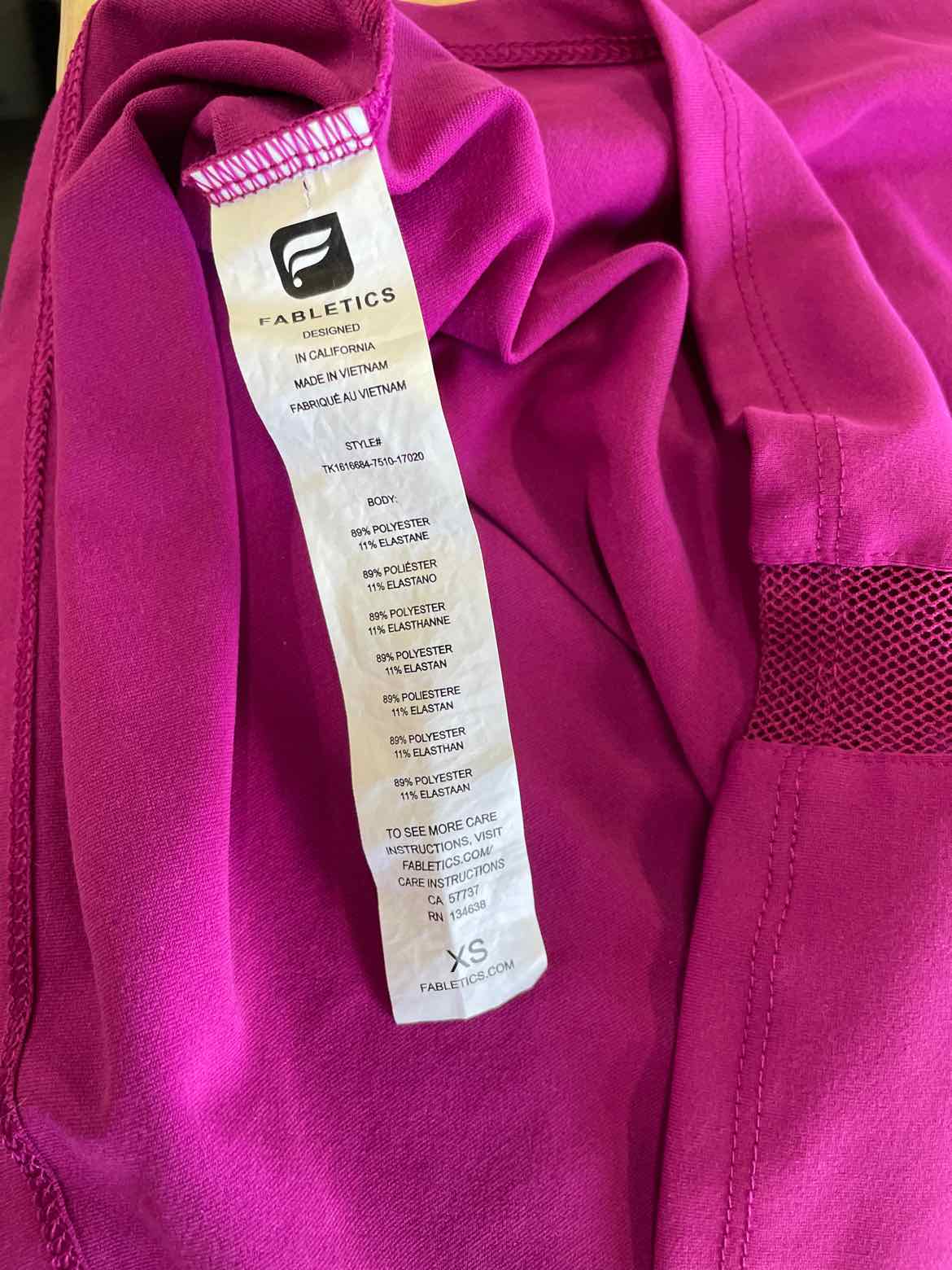 Fabletics Size XS Pink Tank