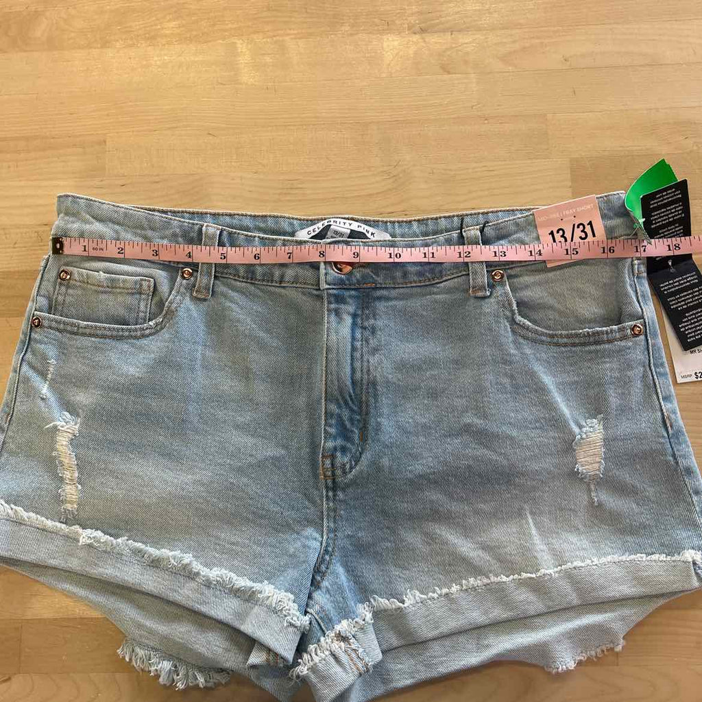 Celebrity Pink Juniors' Mid-Rise Fringe-Cuff Shorts - Dolce Vita - 13