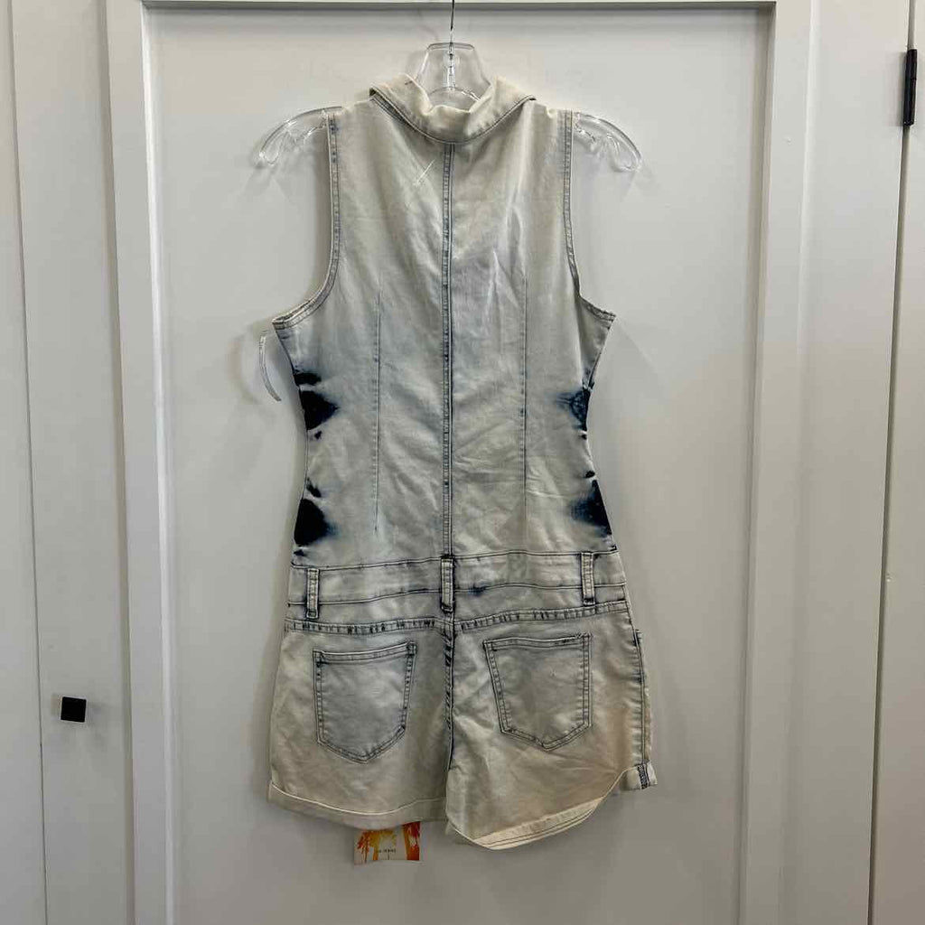 VIP Size 11/12 Blue Preloved Romper