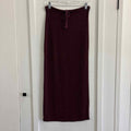 Pretty Good Size S Burgandy Preloved Skirt