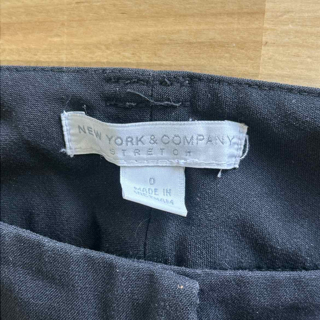 New York & Co. Size 0 Black Preloved Pants