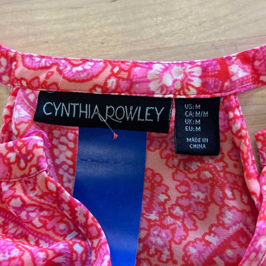 Cynthia Rowley Size M Pink Preloved Tank