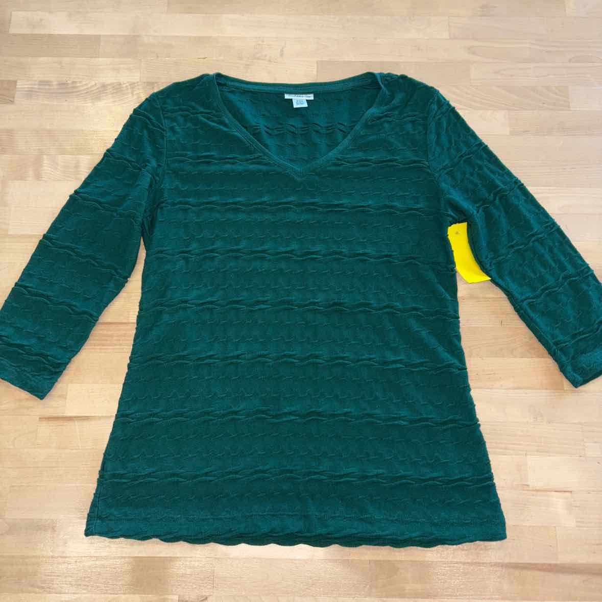 Croft&Barrow Size PXS Green Blouse