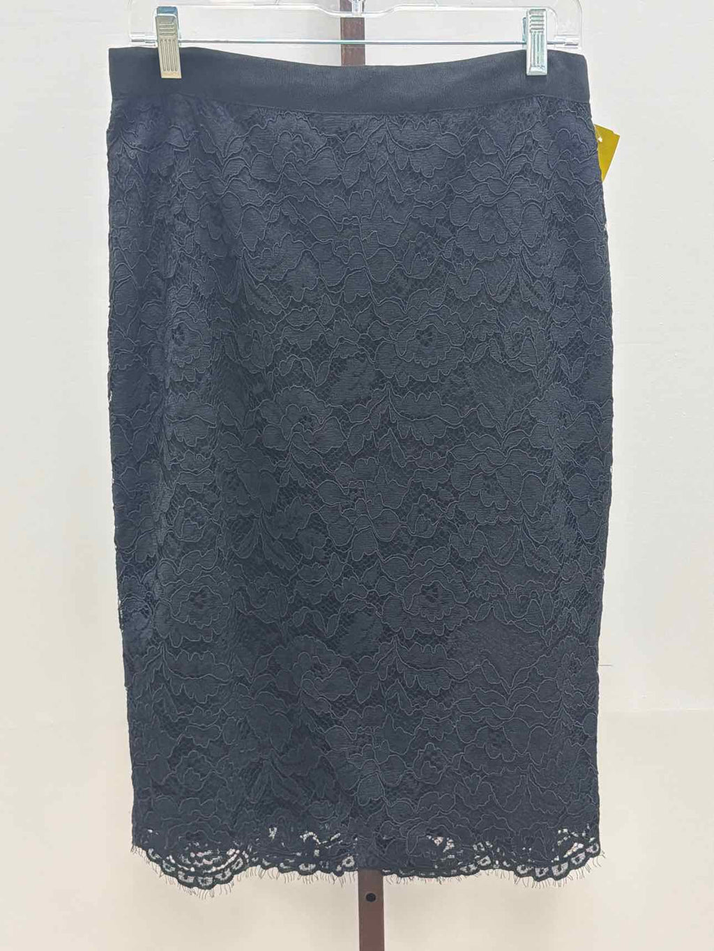 Talbots Size 8 Black Lace Preloved Skirt