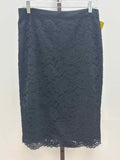 Talbots Size 8 Black Lace Preloved Skirt