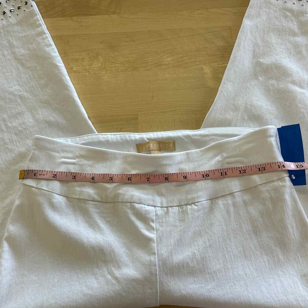Hope & Harlow Size 6 White Preloved Pants