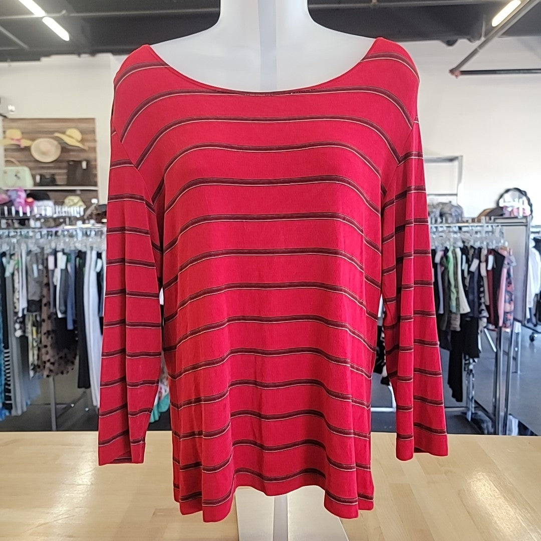 Chico's Size M Red Blouse