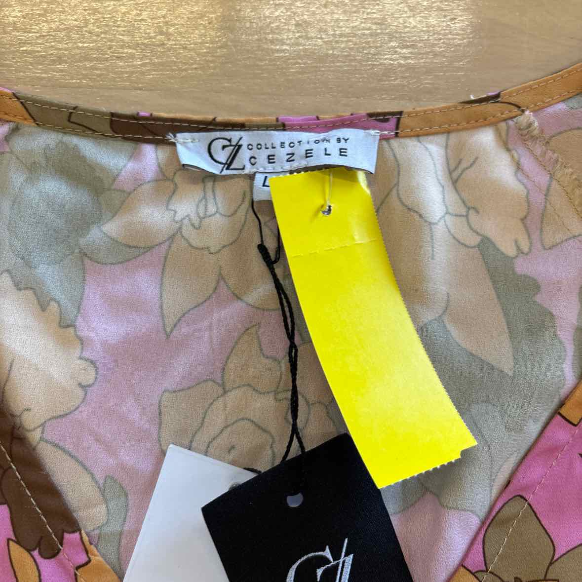 Cezele Size L Multi-Color Blouse