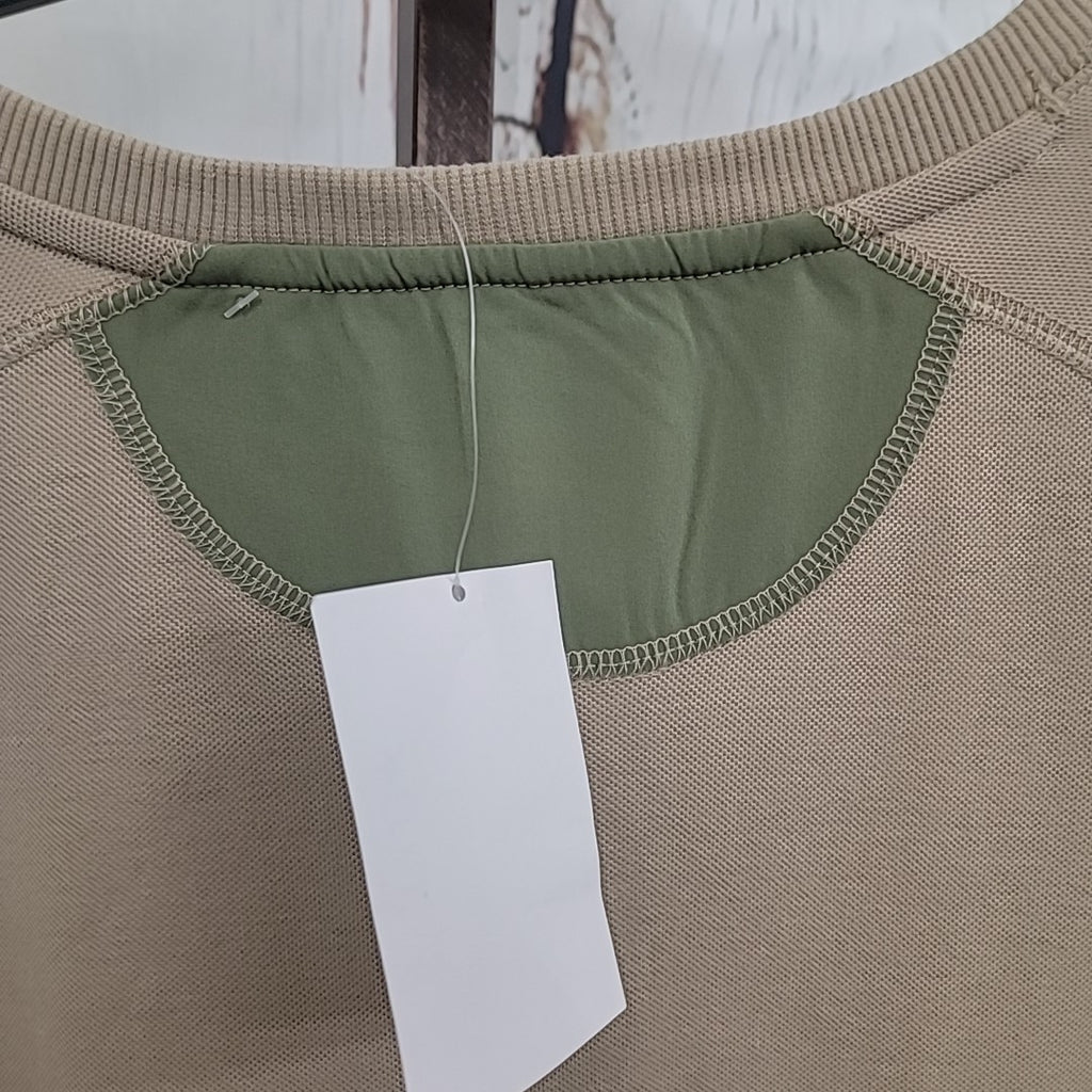Bass Outdoor Men's Size L Tan MENS Long Sleeve Shirt