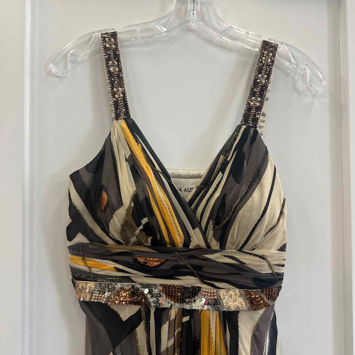 Nina Austin Size S Multi-Color Dress