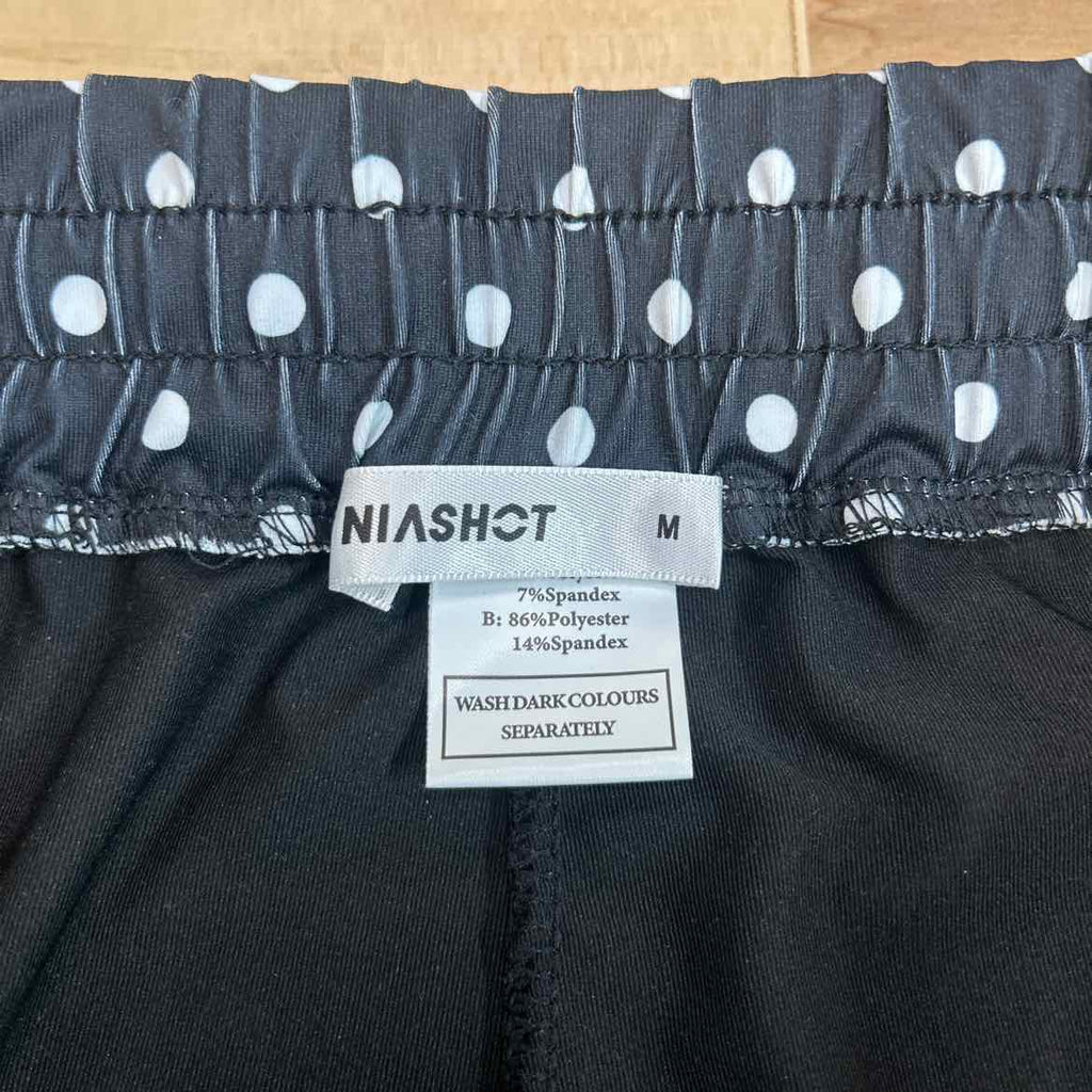 Niashot Size M Black White Preloved 2 pc Dress Set