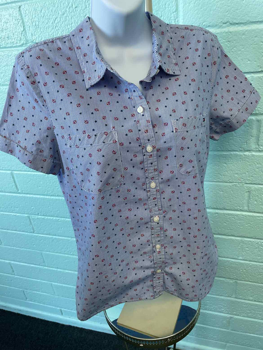 Tommy Hilfiger Size SP Blue Button Down Shirt