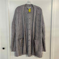 Liz Claiborne Size M Gray Knit Preloved Cardigan