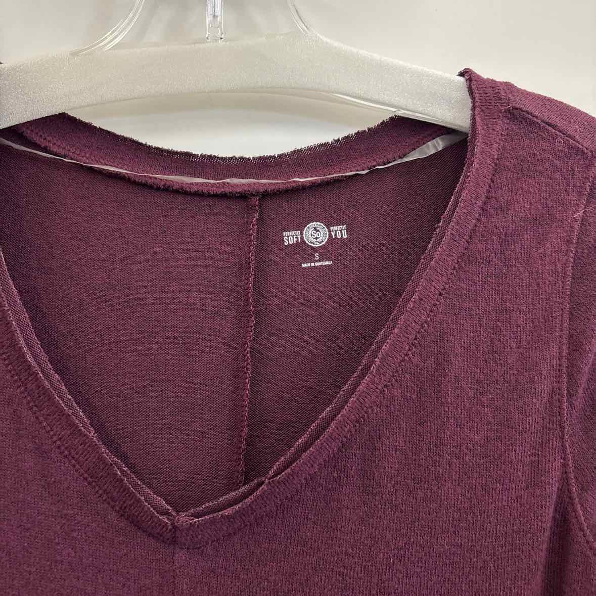 So Size S Maroon Dress
