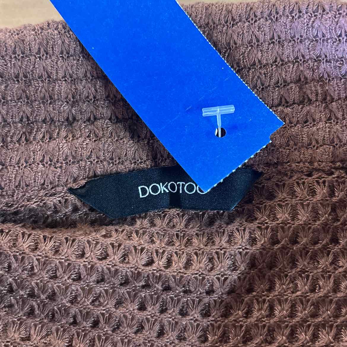 Dokotoo Size M Brown Knit Preloved Cardigan