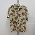 Island Republic Size M Tan Preloved MENS Button Down Shirt