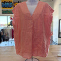 For Cynthia Size XL White Gold Preloved Blouse SS