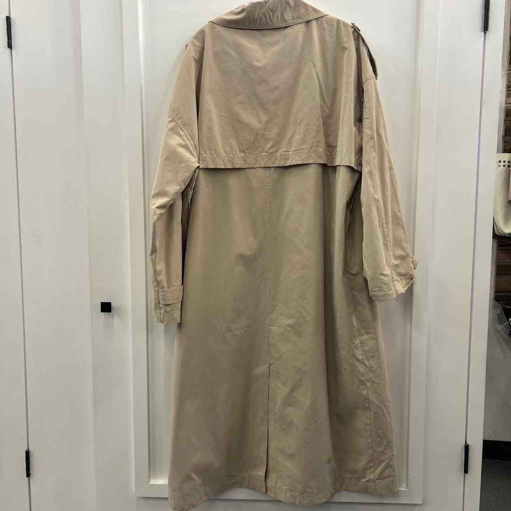 Cotton On Size XL Tan New Trenchcoat