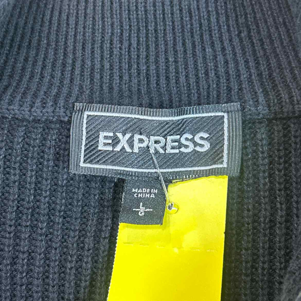 Express Size L Black Preloved Sweater