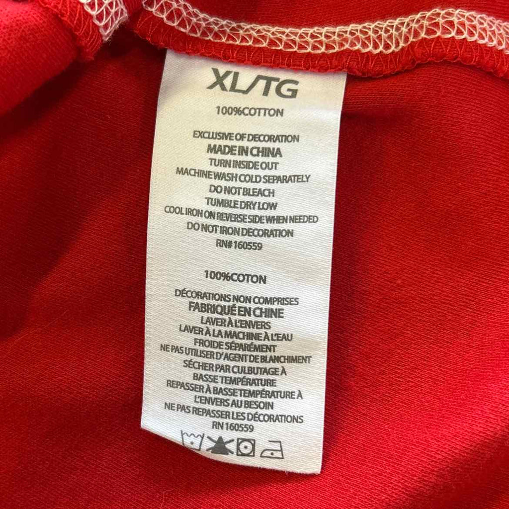 Wear Size XL Red Cotton Preloved Tank