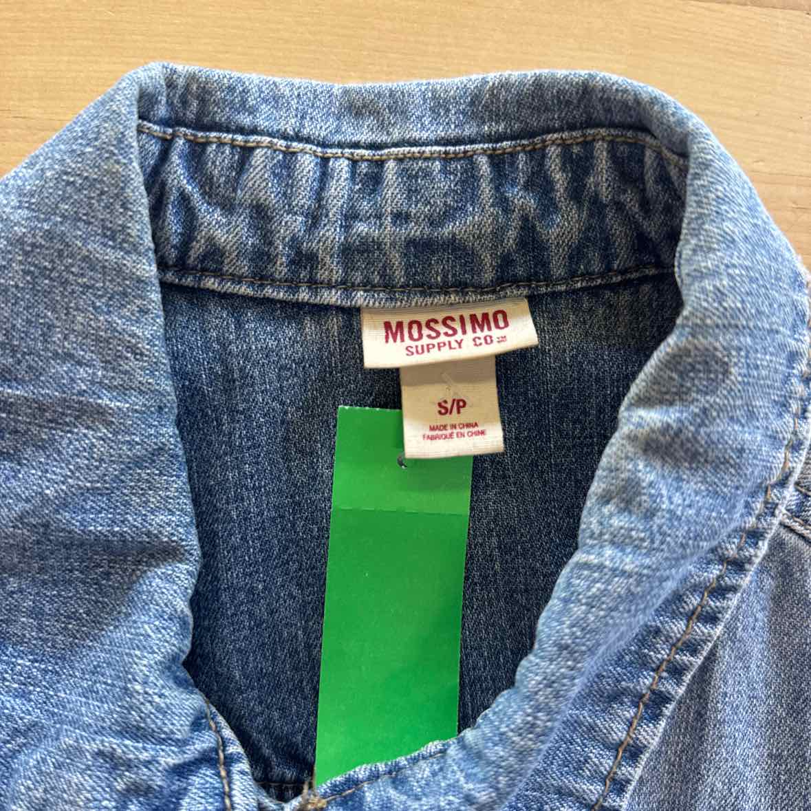 mossimo Size S Blue Denim Preloved Vest