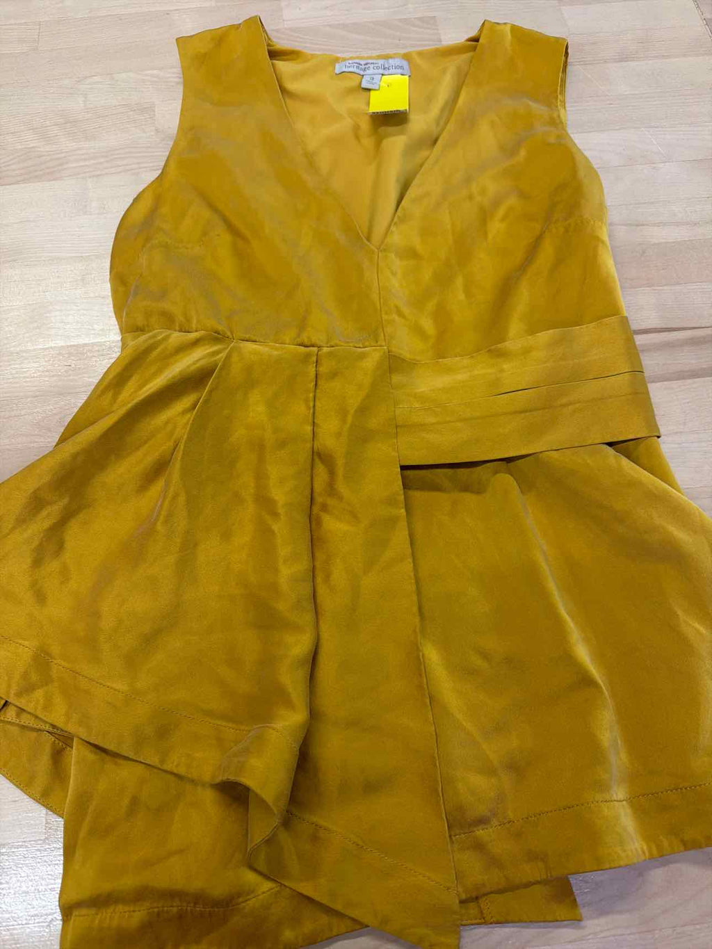 Banana Republic Size 0 Yellow Tank
