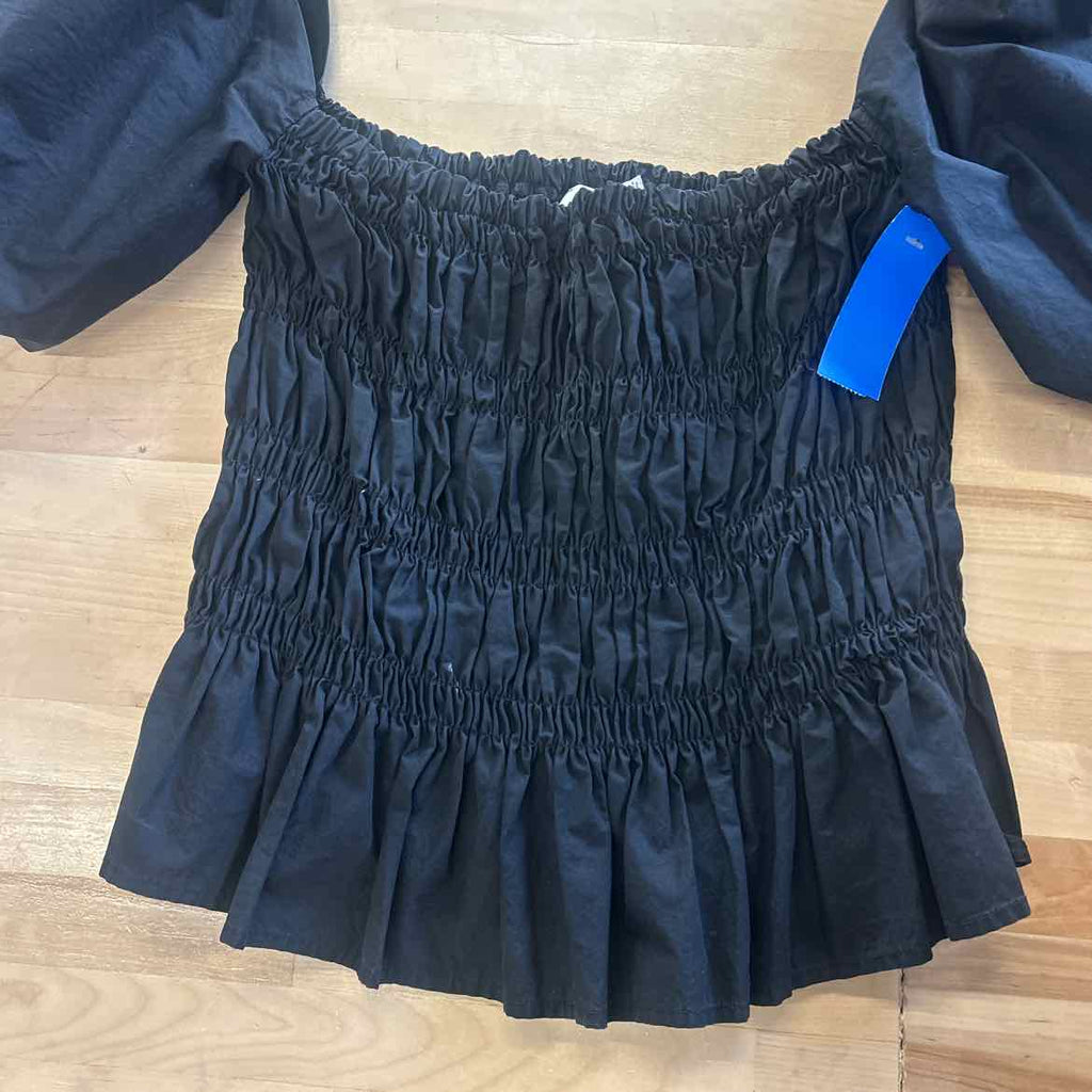 astr Size L Black Preloved Blouse SS