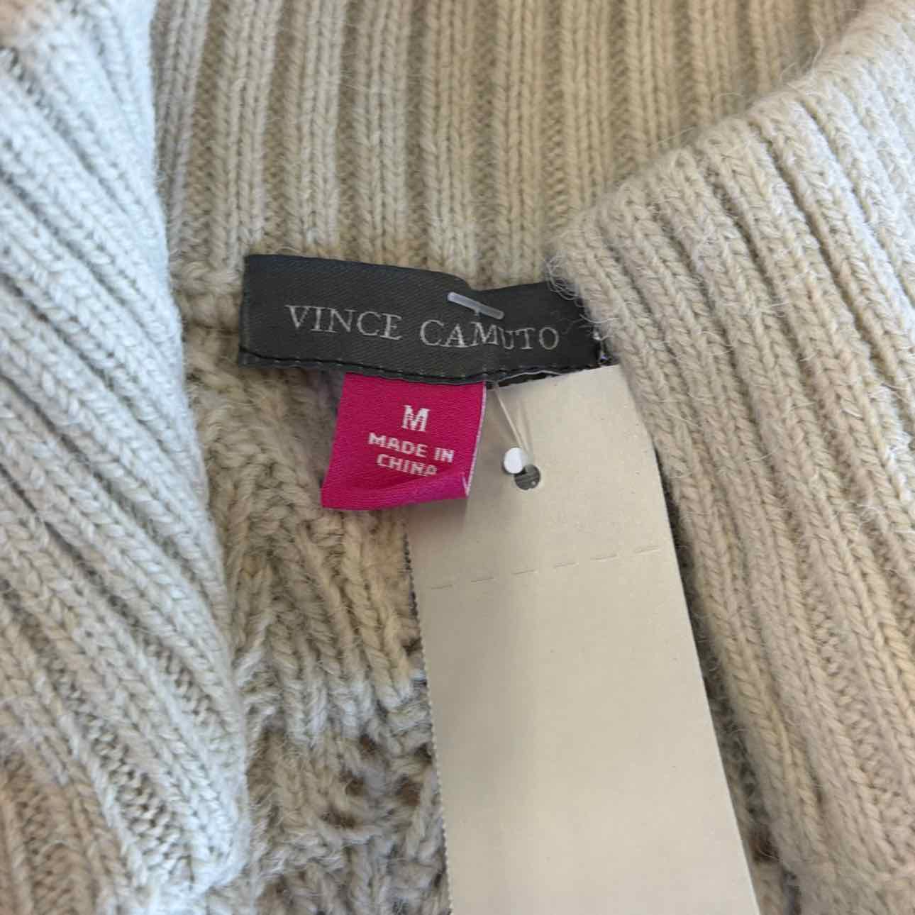 Vince Camuto Size M Tan Knit New Vest