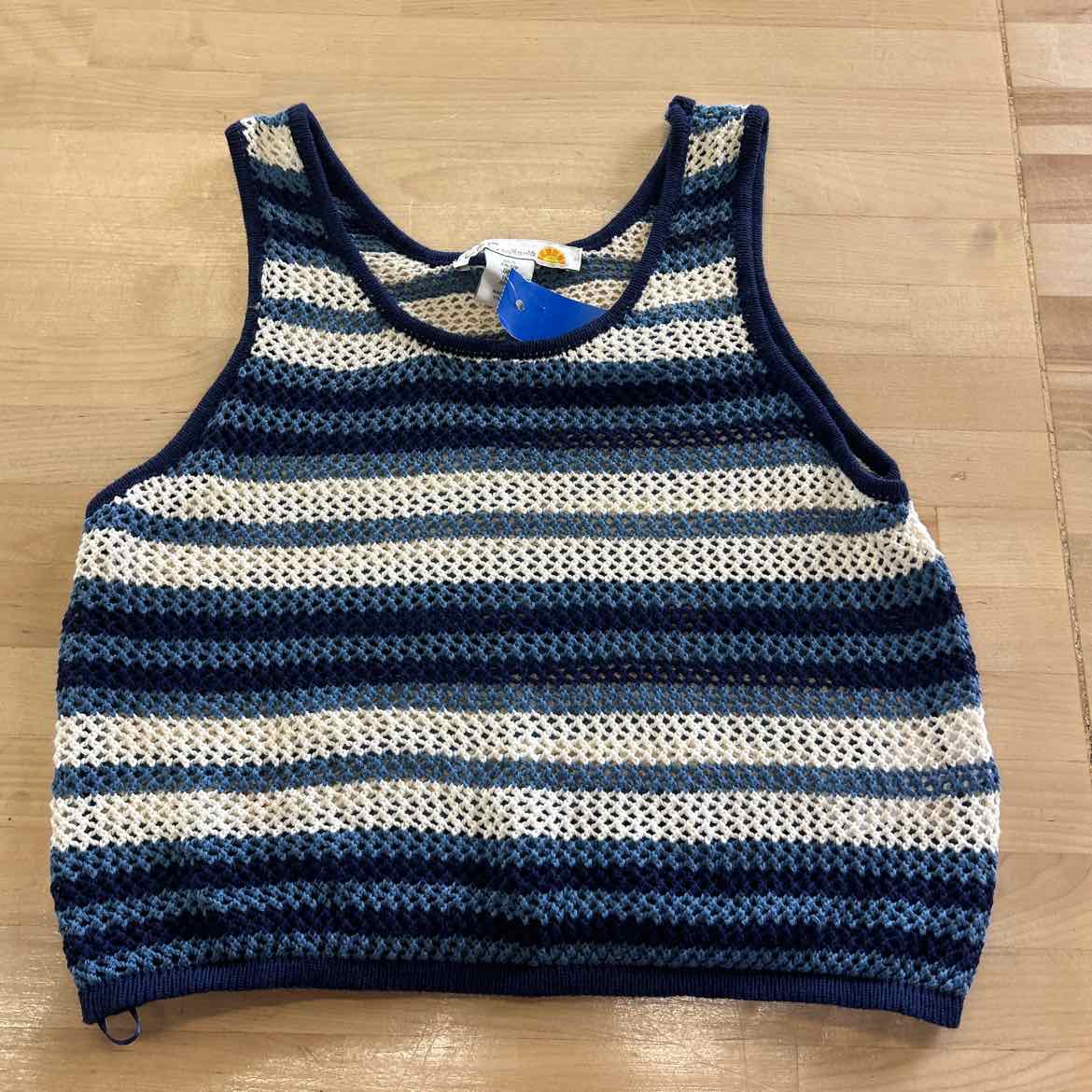 C&C Size S Blue Knit Preloved Tank